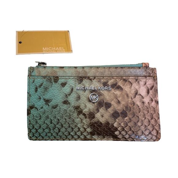 MICHAEL Michael Kors Snakeskin Key Wallet - Picture 2 of 9
